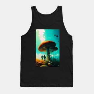 Abstract Another World Explorers Tank Top